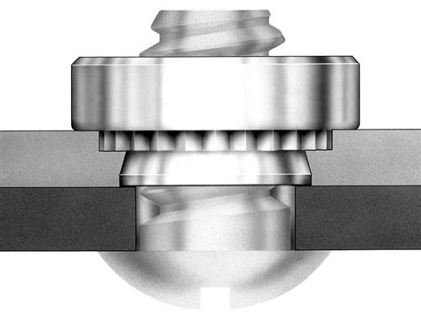 clinch fasteners sheet metal|pem self clinching fasteners.